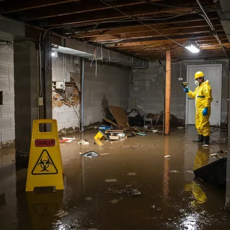 Flooded Basement Electrical Hazard in Minnetonka, MN Property